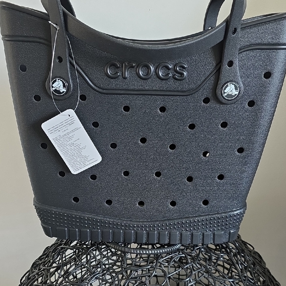CROCS Classic Black Tote Bag Size Medium